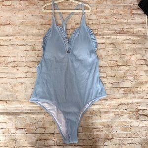 NWT CUPSHE Light Blue One-Piece